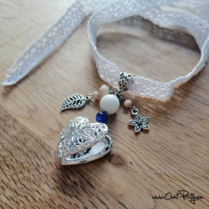 Bijou souvenir pendentif bouquet mariage