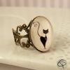 bague chat pour femme