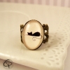 bague femme fantaisie chat