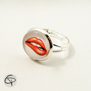 Bague bouche sexy bijou original femme