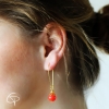 Boucles d'oreilles originales pour femme faites main