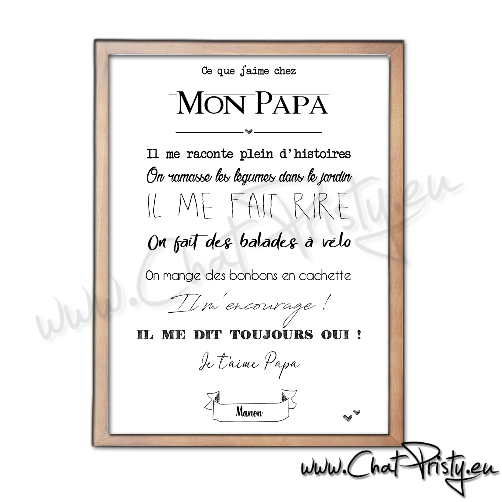 Faites plaisir à votre papa avec notre affiche vin personnalisée - Jusqu'à  la lune